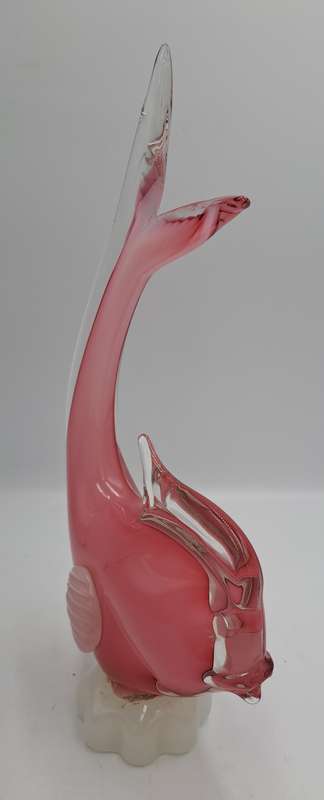 Vintage Murano Fish-Large 28cm -Made in  Italy-The base was repaired