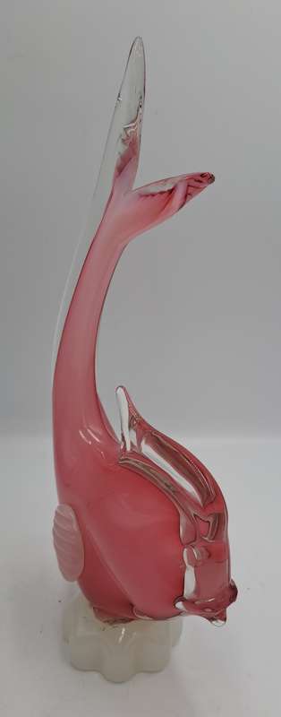 Vintage Murano Fish-Large 28cm -Made in  Italy-The base was repaired