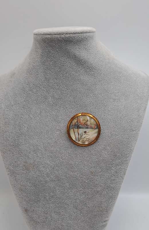 Authentic vintage 1930's-1940's TLM (Thomas L Mott) designer brooch. Made in England.