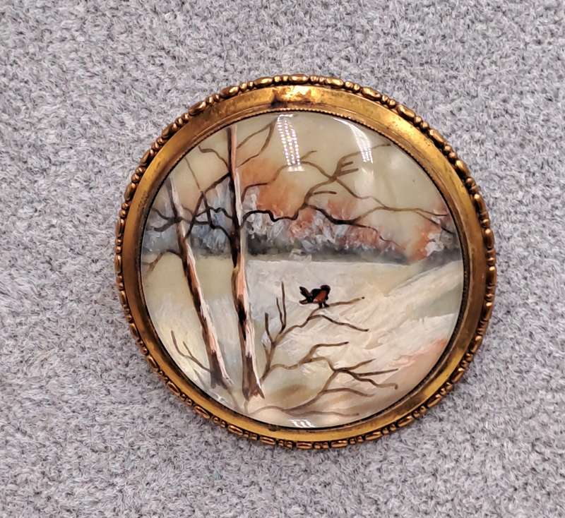 Authentic vintage 1930's-1940's TLM (Thomas L Mott) designer brooch. Made in England.