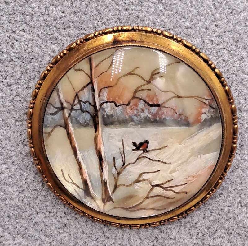 Authentic vintage 1930's-1940's TLM (Thomas L Mott) designer brooch. Made in England.