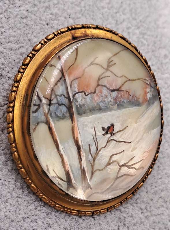 Authentic vintage 1930's-1940's TLM (Thomas L Mott) designer brooch. Made in England.