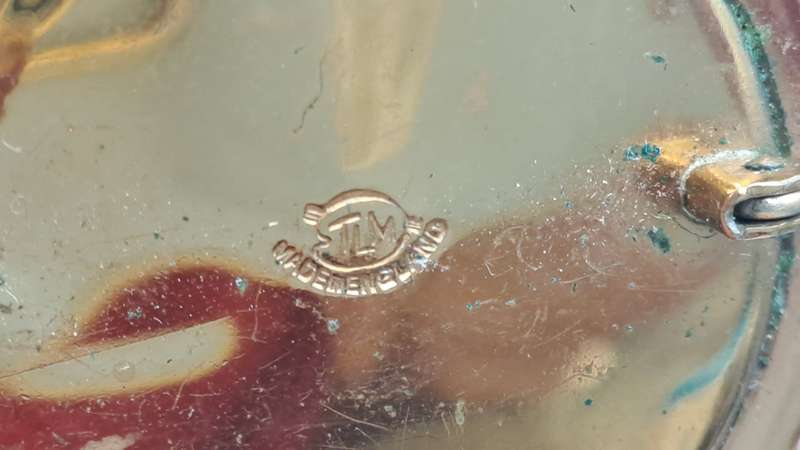 Authentic vintage 1930's-1940's TLM (Thomas L Mott) designer brooch. Made in England.