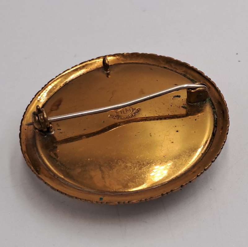 Authentic vintage 1930's-1940's TLM (Thomas L Mott) designer brooch. Made in England.