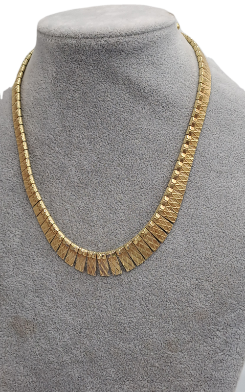 Gold Tone CHOKER NECKLACE  42cm
