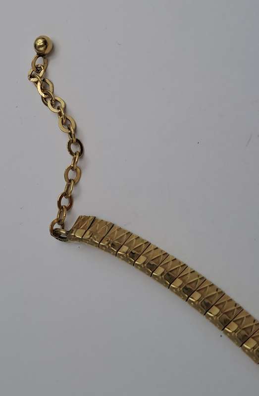 Gold Tone CHOKER NECKLACE  42cm