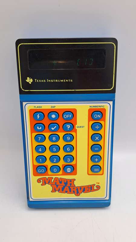 Vintage 1979 Math Marvel Texas Kids Educational Instrument- WORKING -Made in the USA