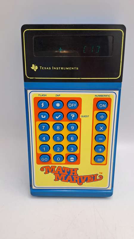 Vintage 1979 Math Marvel Texas Kids Educational Instrument- WORKING -Made in the USA