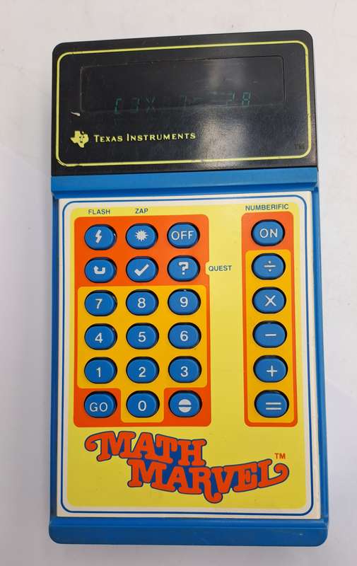 Vintage 1979 Math Marvel Texas Kids Educational Instrument- WORKING -Made in the USA