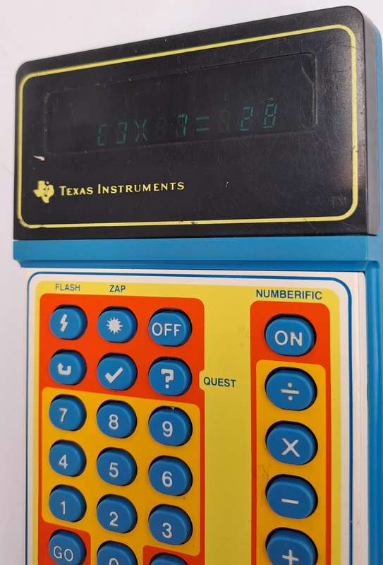 Vintage 1979 Math Marvel Texas Kids Educational Instrument- WORKING -Made in the USA