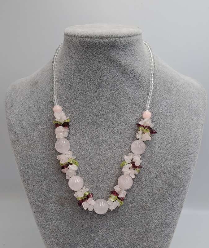 Rose Quartz Necklace 49cm
