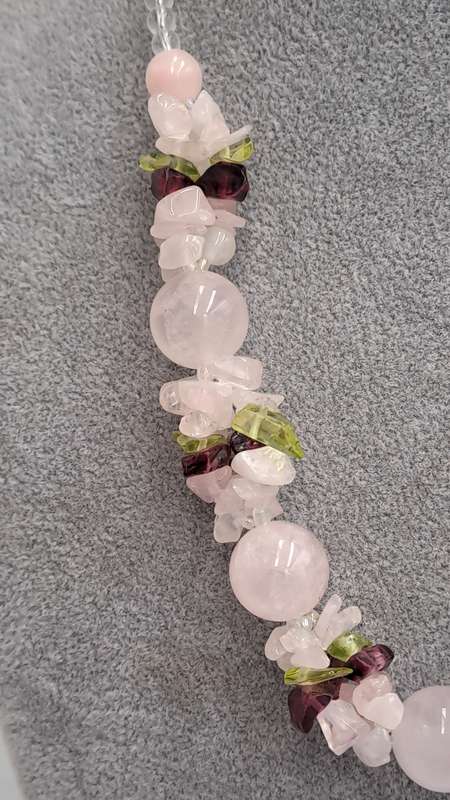 Rose Quartz Necklace 49cm