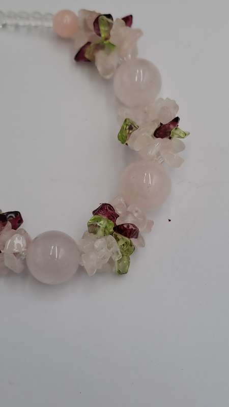 Rose Quartz Necklace 49cm