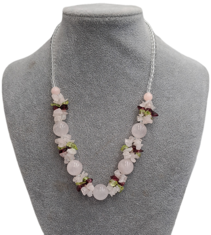 Rose Quartz Necklace 49cm