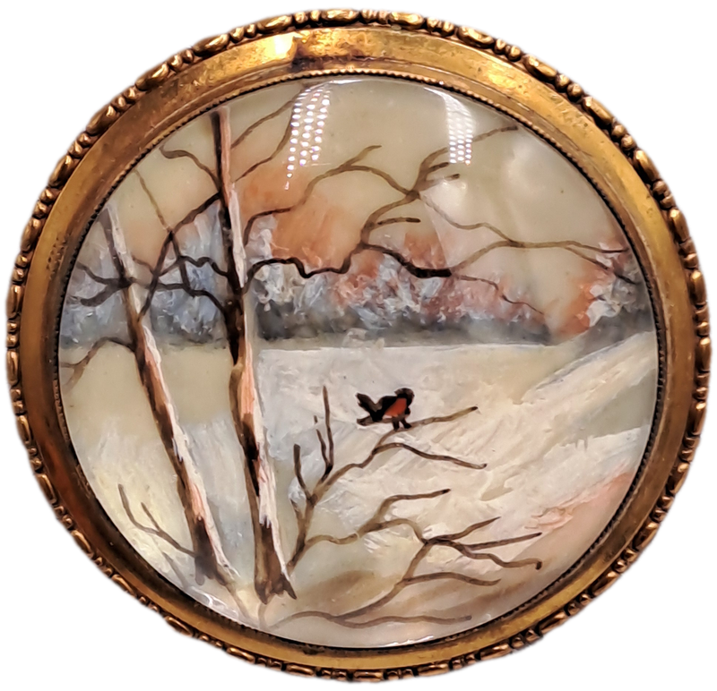 Authentic vintage 1930's-1940's TLM (Thomas L Mott) designer brooch. Made in England.