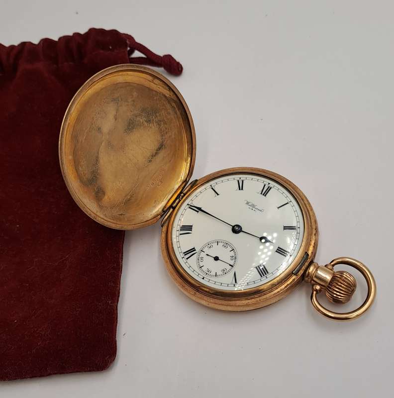 Vintage Waltham Traveler Pocket watch 21287600 USA NOT WORKING