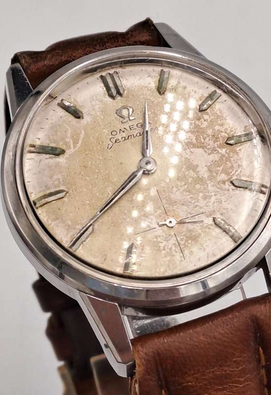 Vintage 1930's Omega Seamaster Men's Watch Sn 7664604 Movement 268-Working