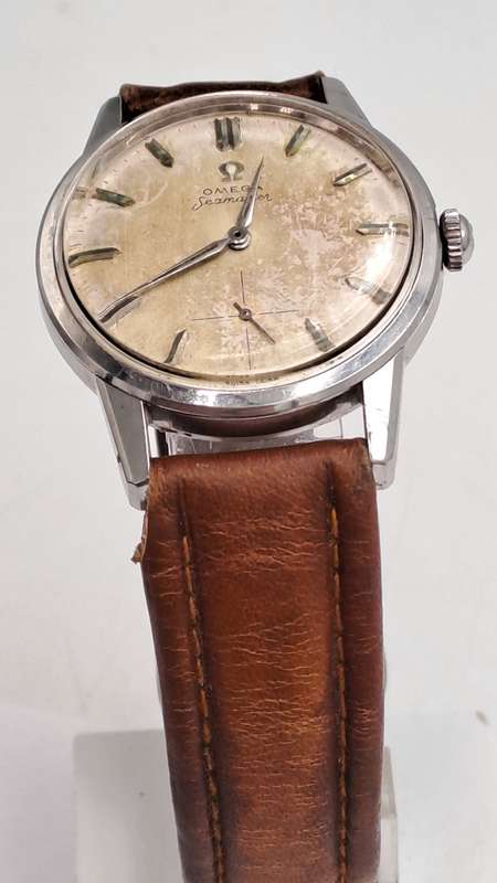 Vintage 1930's Omega Seamaster Men's Watch Sn 7664604 Movement 268-Working