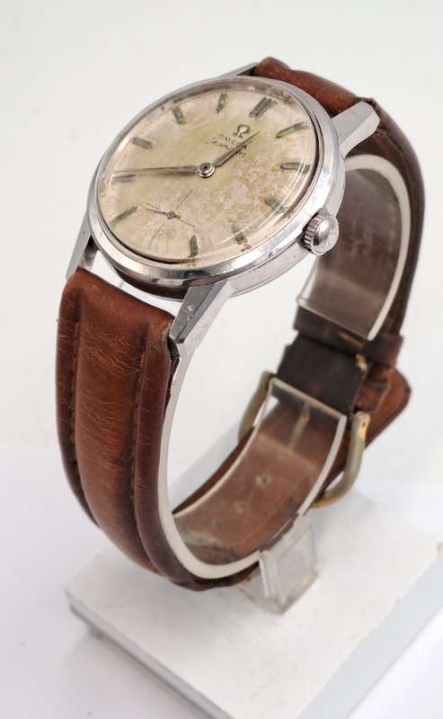 Vintage 1930's Omega Seamaster Men's Watch Sn 7664604 Movement 268-Working