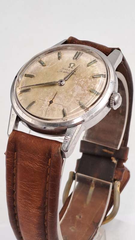 Vintage 1930's Omega Seamaster Men's Watch Sn 7664604 Movement 268-Working