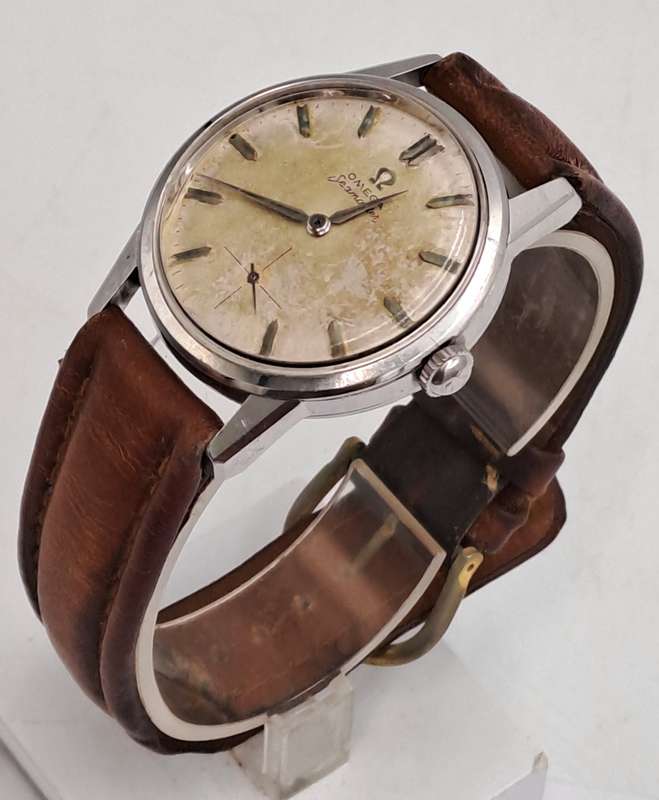 Vintage 1930's Omega Seamaster Men's Watch Sn 7664604 Movement 268-Working