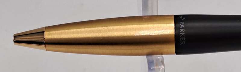 Parker Urban Twist Ballpoint Pen Muted Black and Gold trim in Metal parker Case