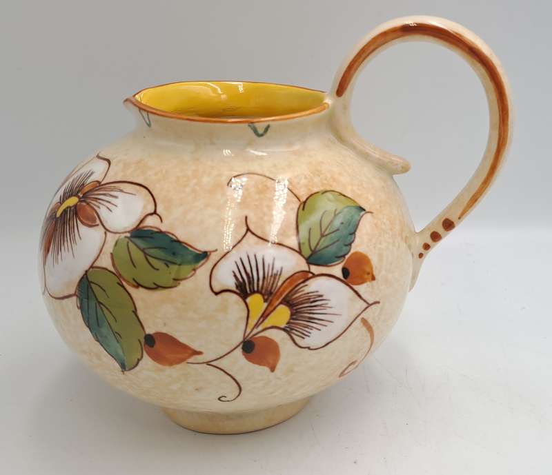 Vintage Irene Zenith Pitcher D.72 - Gouda Hand Painted -Made In Holland