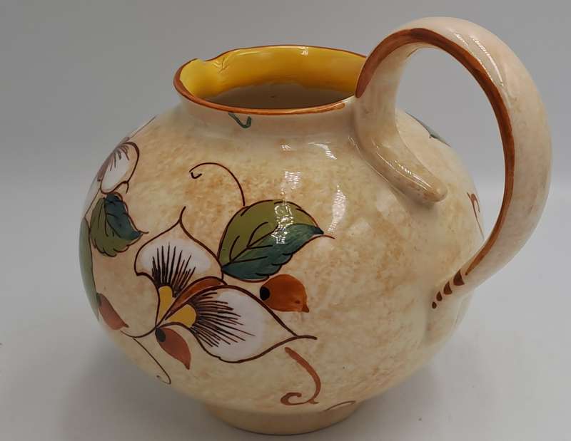 Vintage Irene Zenith Pitcher D.72 - Gouda Hand Painted -Made In Holland