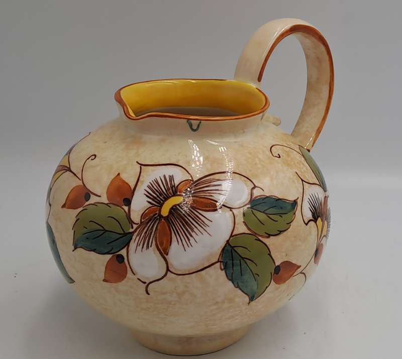 Vintage Irene Zenith Pitcher D.72 - Gouda Hand Painted -Made In Holland