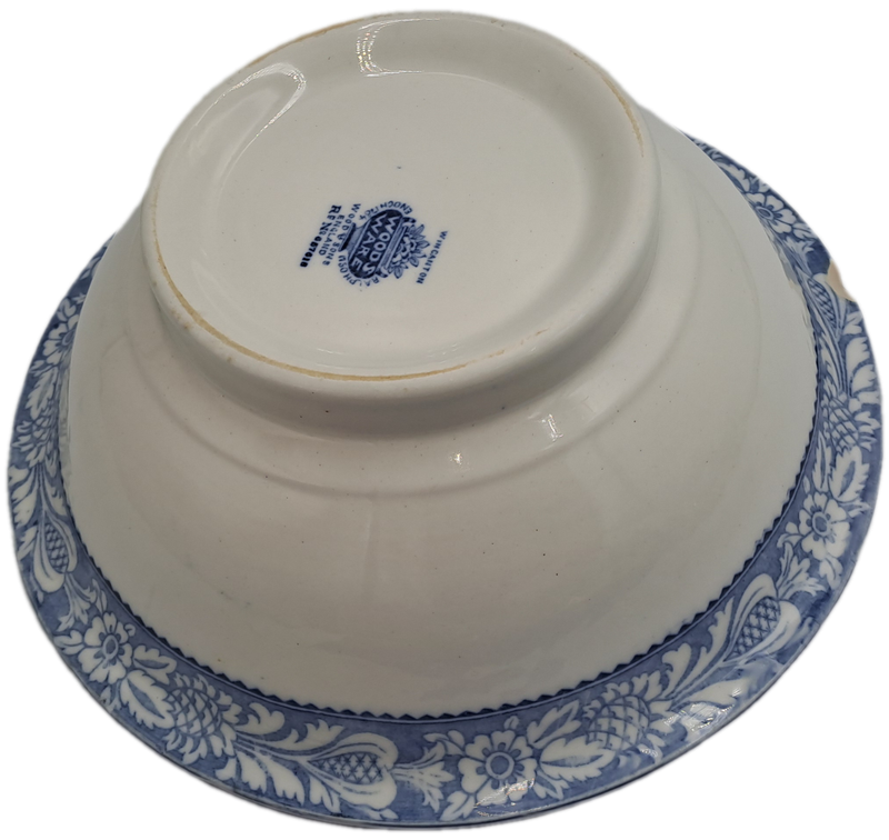 Large Antique ENOCH Wood & Sons Wincanton Woodsware Bowl- Chipped underneath rim