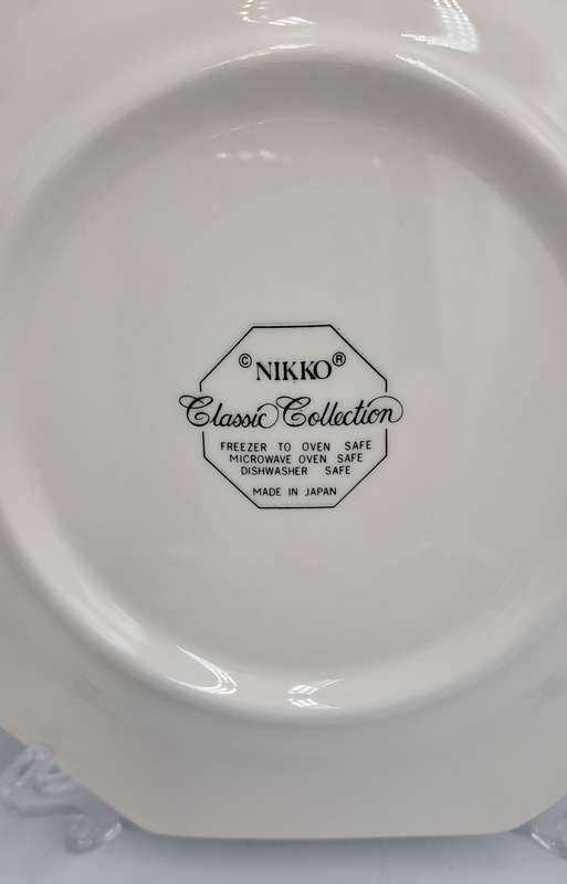 Discontinued NIKKO Cameo Rose Dinner Plate -Classic Collection -Made in Japan (10 Available)