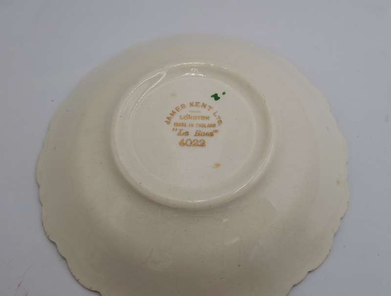 Vintage James Kent "La Rosa" 4022 Sweet Dish -Longton Made In England 13cm