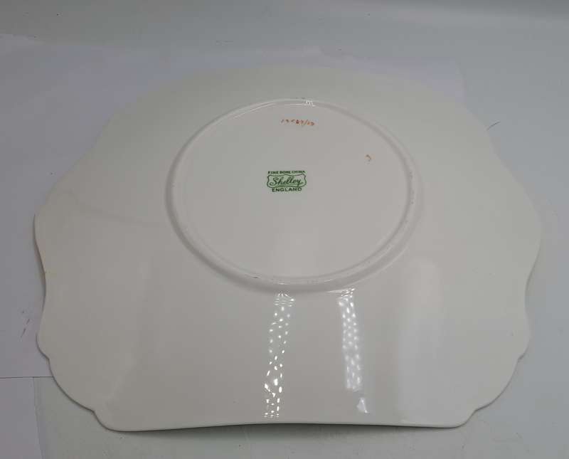 Rare Find Vintage / Antique Pre-1960  Shelley Fine Bone China Cake Plate - England