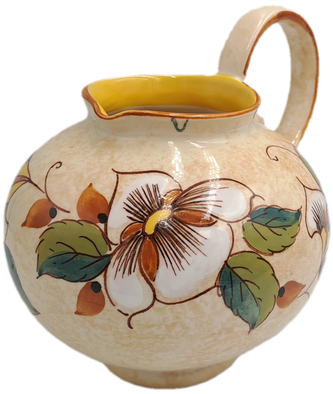 Vintage Irene Zenith Pitcher D.72 - Gouda Hand Painted -Made In Holland
