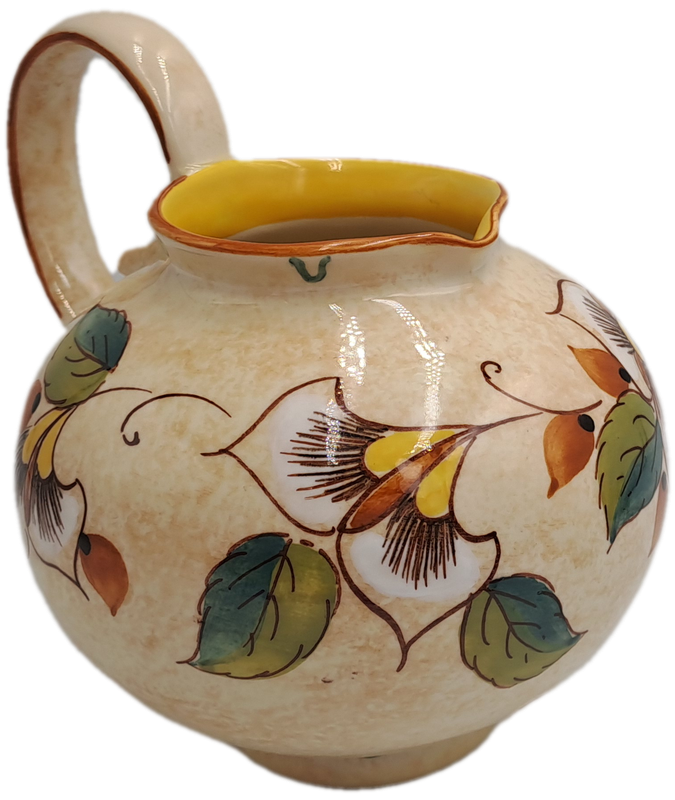 Vintage Irene Zenith Pitcher D.72 - Gouda Hand Painted -Made In Holland