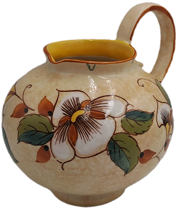 Vintage Irene Zenith Pitcher D.72 - Gouda Hand Painted -Made In Holland