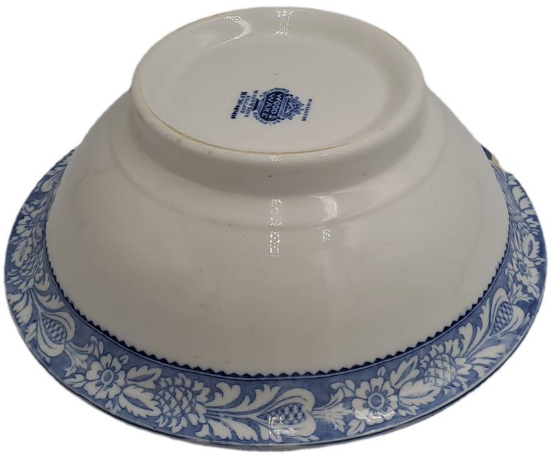 Large Antique ENOCH Wood & Sons Wincanton Woodsware Bowl- Chipped underneath rim