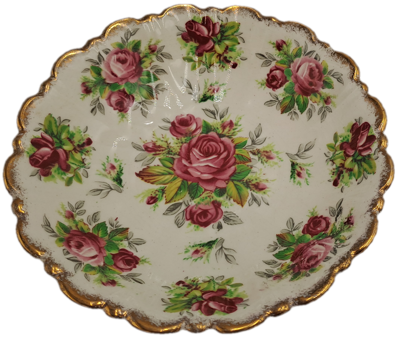 Vintage James Kent "La Rosa" 4022 Sweet Dish -Longton Made In England 13cm