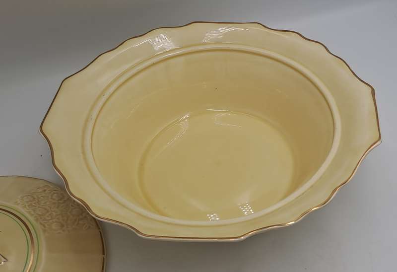 Vintage 1930's Myott Son & Co Ltd Cream Tureen - Pattern 1338 -England (2 Available)