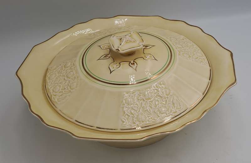 Vintage 1930's Myott Son & Co Ltd Cream Tureen - Pattern 1338 -England (2 Available)