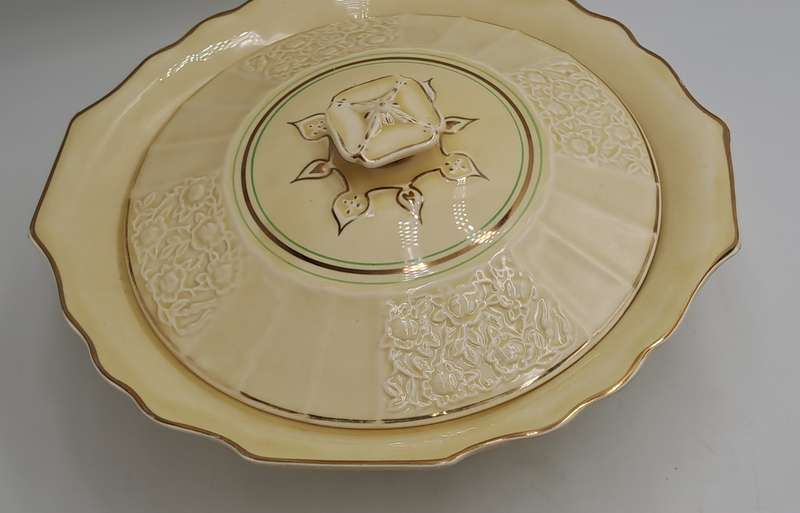Vintage 1930's Myott Son & Co Ltd Cream Tureen - Pattern 1338 -England (2 Available)