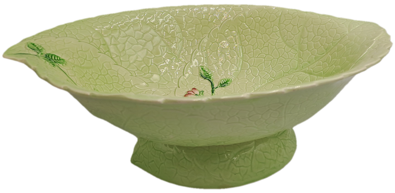 Vintage Carlton Ware Large Deep Leaf Bowl - Apple Blossoms Australian Design-England