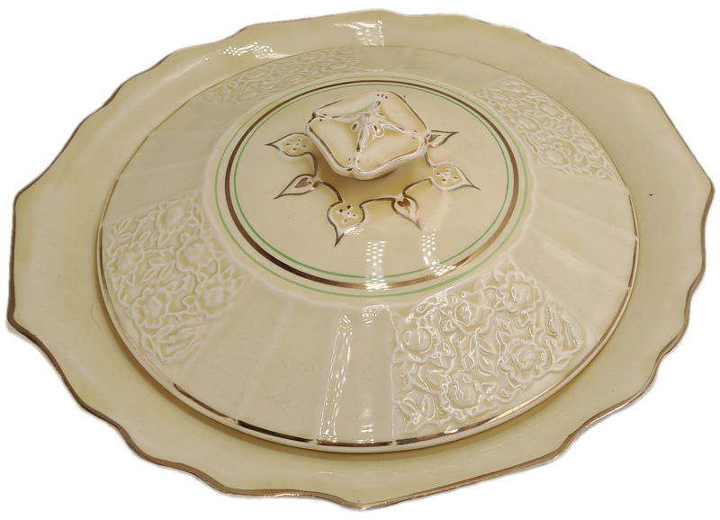 Vintage 1930's Myott Son & Co Ltd Cream Tureen - Pattern 1338 -England (2 Available)