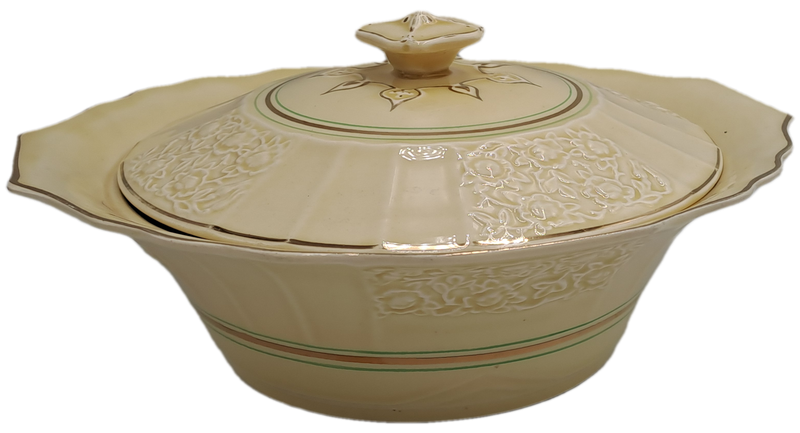 Vintage 1930's Myott Son & Co Ltd Cream Tureen - Pattern 1338 -England (2 Available)