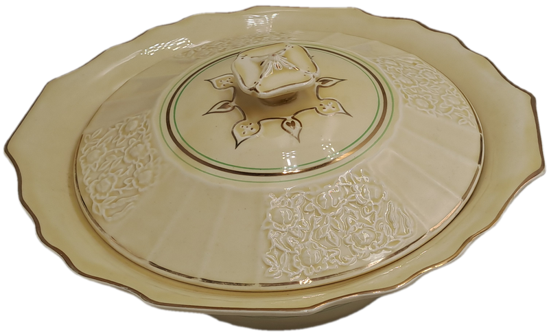 Vintage 1930's Myott Son & Co Ltd Cream Tureen - Pattern 1338 -England (2 Available)