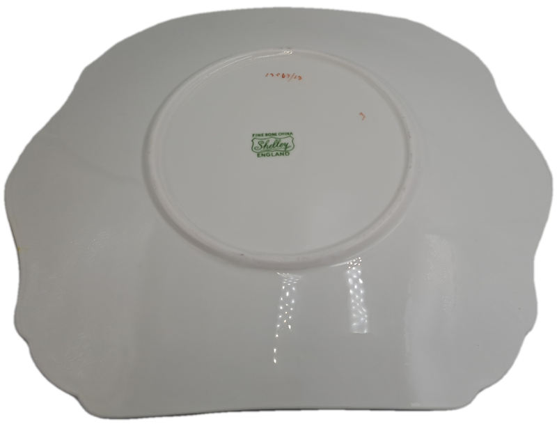 Rare Find Vintage / Antique Pre-1960  Shelley Fine Bone China Cake Plate - England