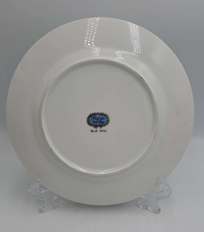 Vintage Nagoya Fine Bone China Duo  `BLUE ROSE` Japan (3 available)