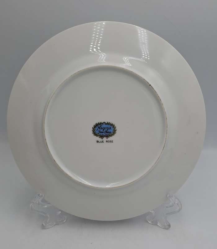 Vintage Nagoya Fine Bone China Duo  `BLUE ROSE` Japan (3 available)
