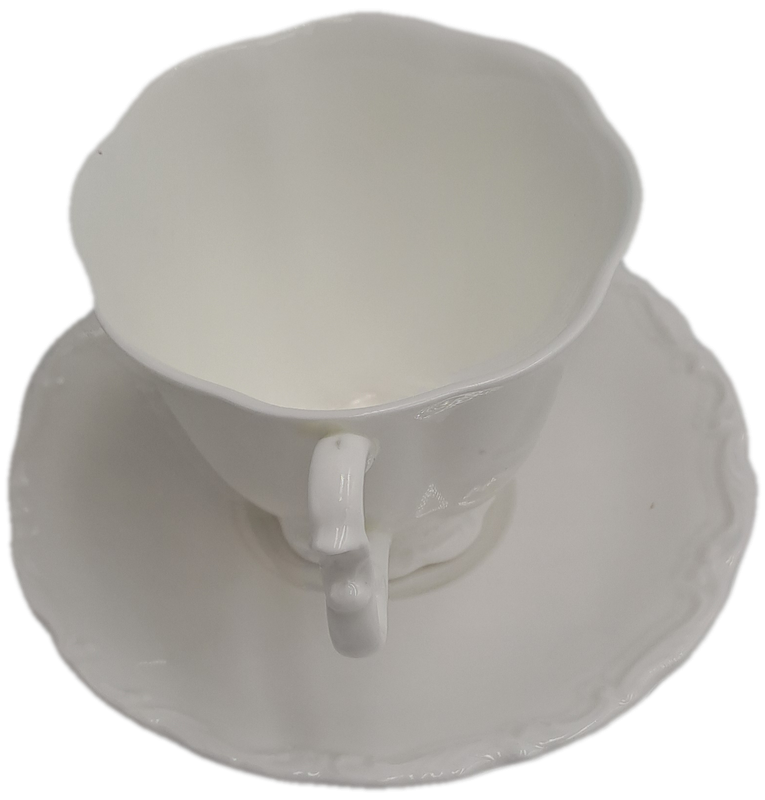Vintage Royal Albert Gossamer Small Tea Duo (The Cup has a small Chip on the rim)