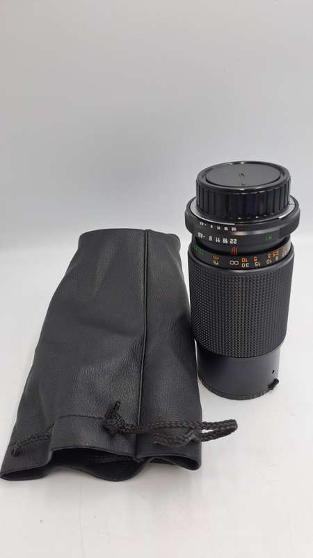 Pre-owned Makinon MC Zoom F70-200m 14,5  - 55mm Auto Focus Lens with bag and caps